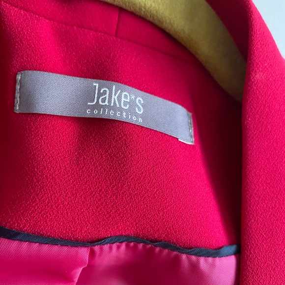Jake’s hot pink 2 piece suit skinny modern size EU 34 XS us 2 - Picture 4 of 6